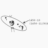 Park Tool Tool Spares - 1456-10 - PCS-10 Extension collar assembly inc Q/R and bolts